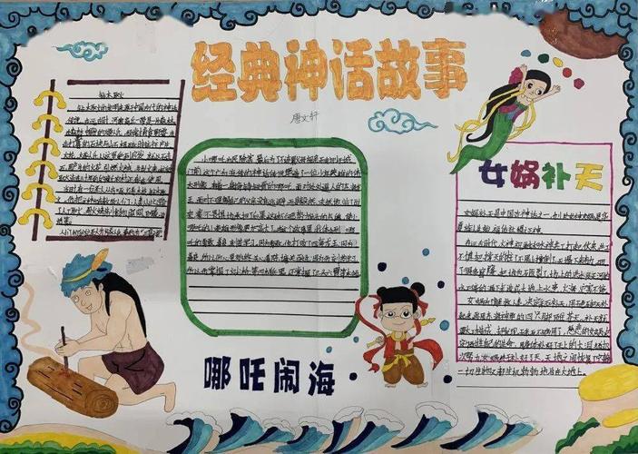 中国古代神话故事读书小报/